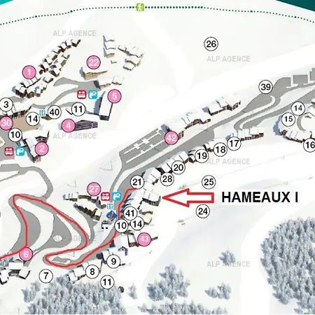 Apartment Les Hameaux I - 2 Pieces 4/5 Pers - Les Hameaux 1- 251h1 - Plagne Villages Mae-9294 La Plagne
